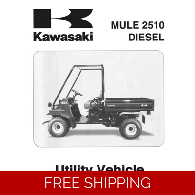 KAWASAKI-MULE-00-02-2510-DIESEL-KAF950-A1-A2-A3 WORKSHOP MANUAL